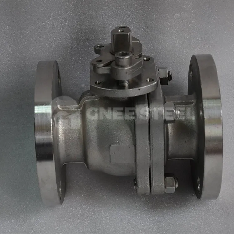 2 Piece Flanged Floating Ball Valve